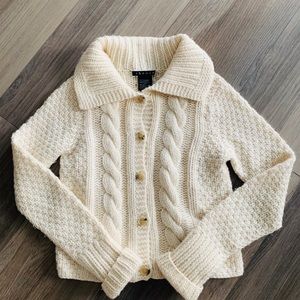 Theory Cashmere Cable Knit Sweater S/P